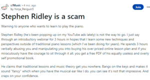Stephen Ridley Controversy
